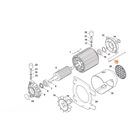 Stihl  Śruba M5x210 4757 608 2100